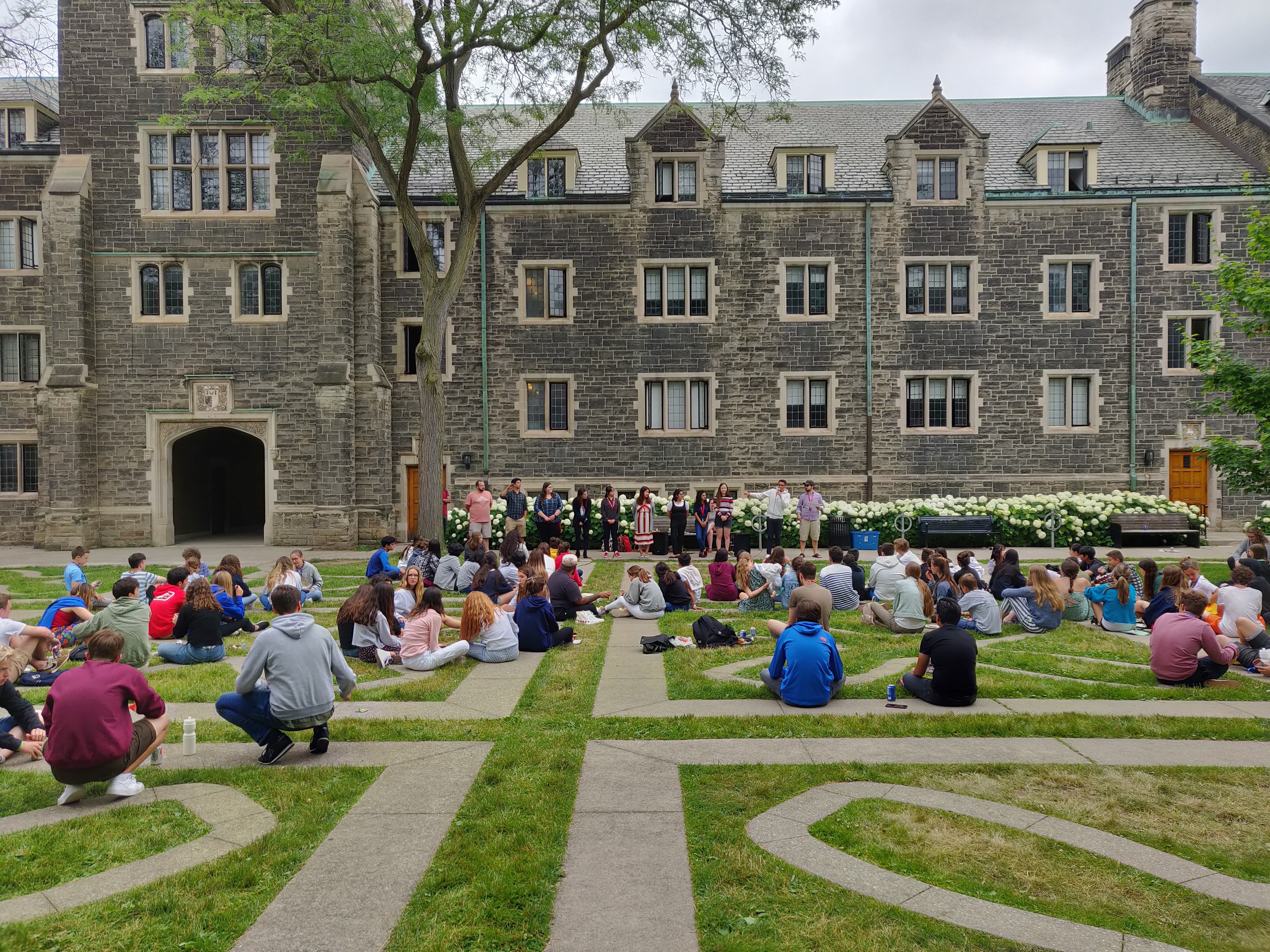 Activity at Quad